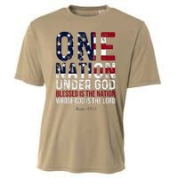 One Nation Under God Blessed Is The Nation Whose God Cooling Performance Crew T-Shirt