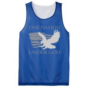 One Nation Under God American Patriots Funny Gift Mesh Reversible Basketball Jersey Tank