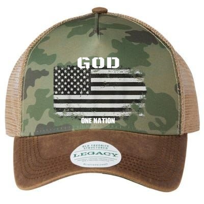 One Nation Under God Legacy Tie Dye Trucker Hat