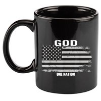 One Nation Under God 11oz C Handle Ceramic Mug