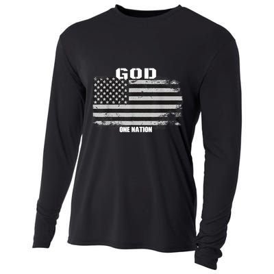 One Nation Under God Cooling Performance Long Sleeve Crew