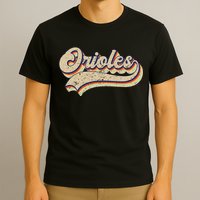 Orioles Name Vintage Retro Baseball Lovers Baseball Fans T-Shirt