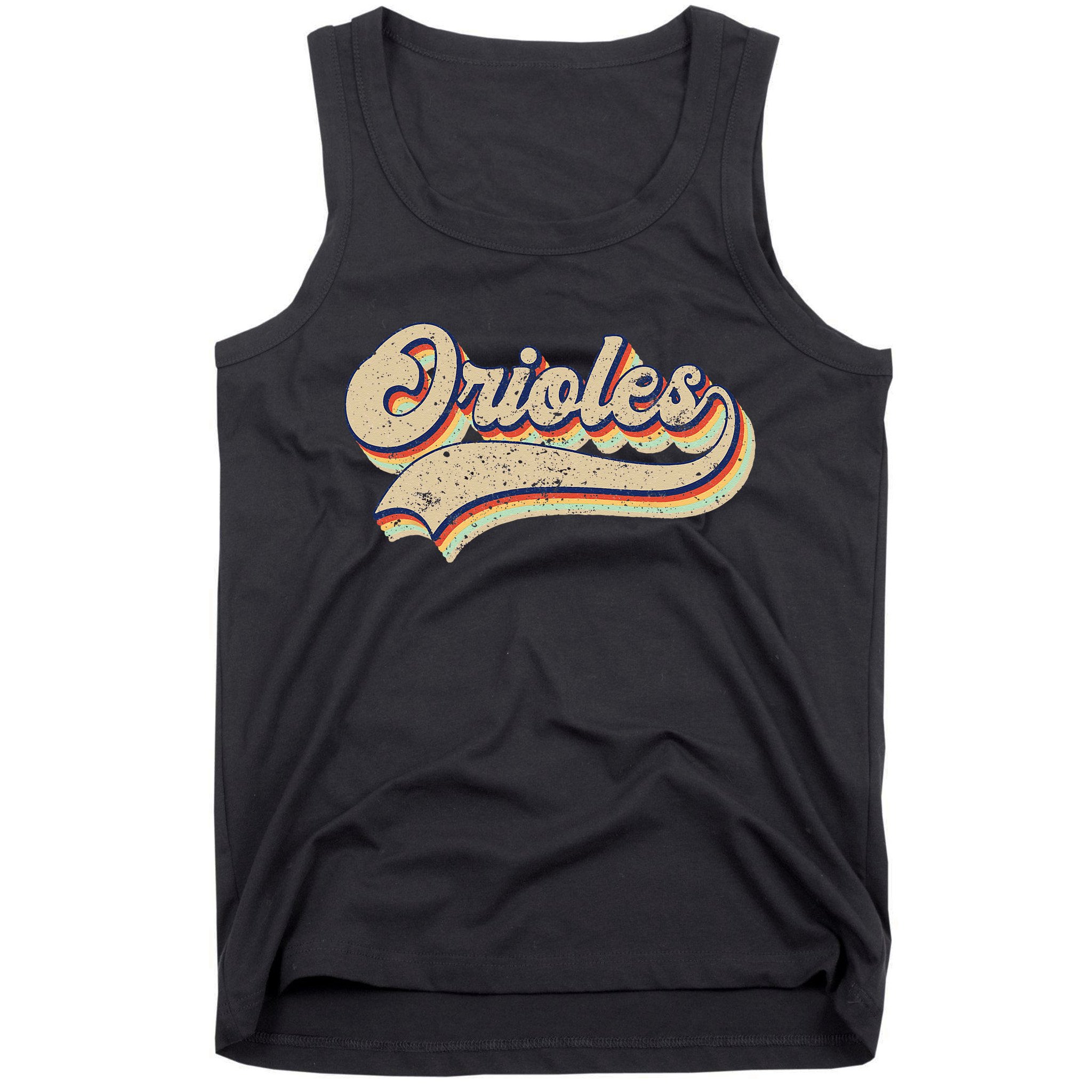 Orioles Name Vintage Retro Baseball Lovers Baseball Fans Tank Top