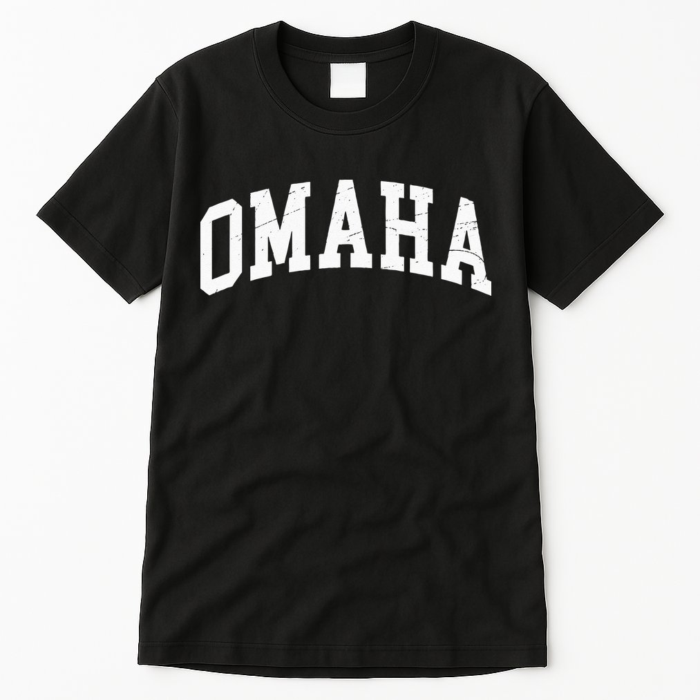 Omaha Nebraska Vintage Worn Design Classic Tall T-Shirt