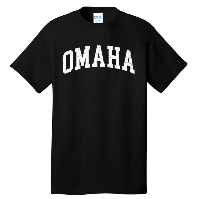 Omaha Nebraska Vintage Worn Design Classic Tall T-Shirt