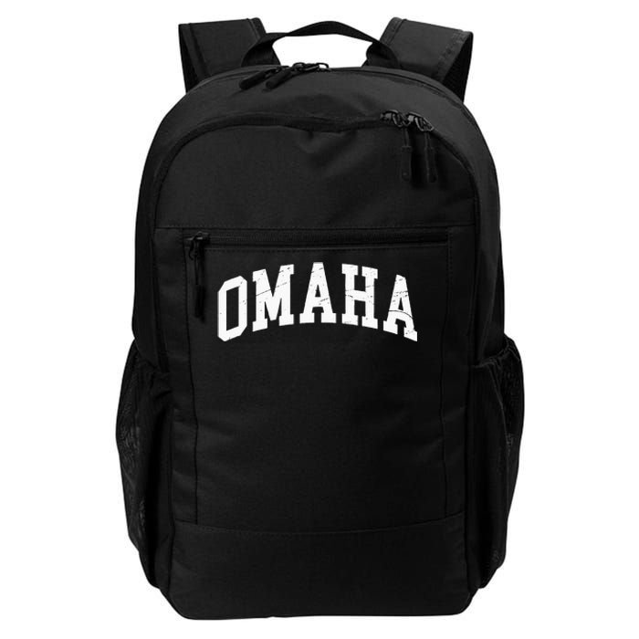 Omaha Nebraska Vintage Worn Design Classic Daily Commute Backpack