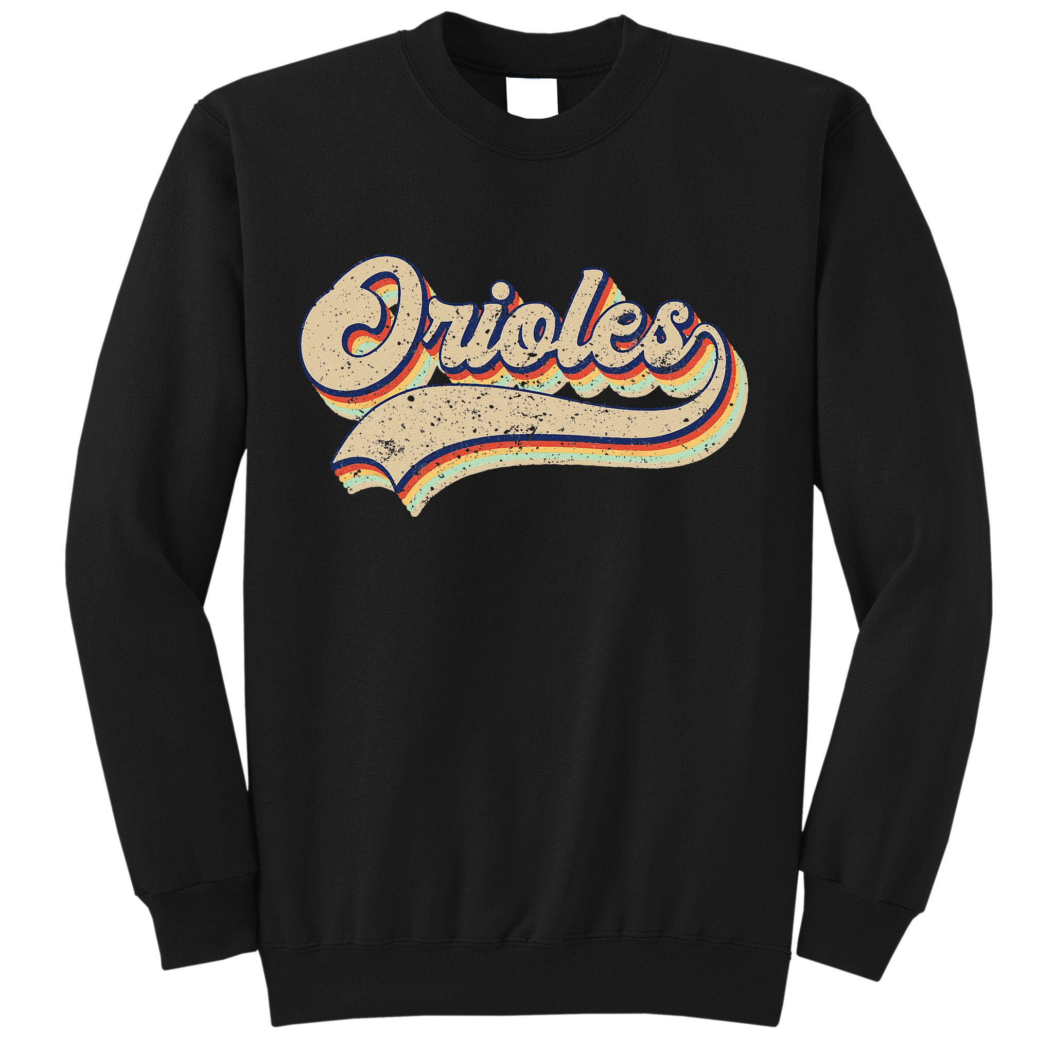Orioles Name Vintage Retro Baseball Lovers Baseball Fans Sweatshirt