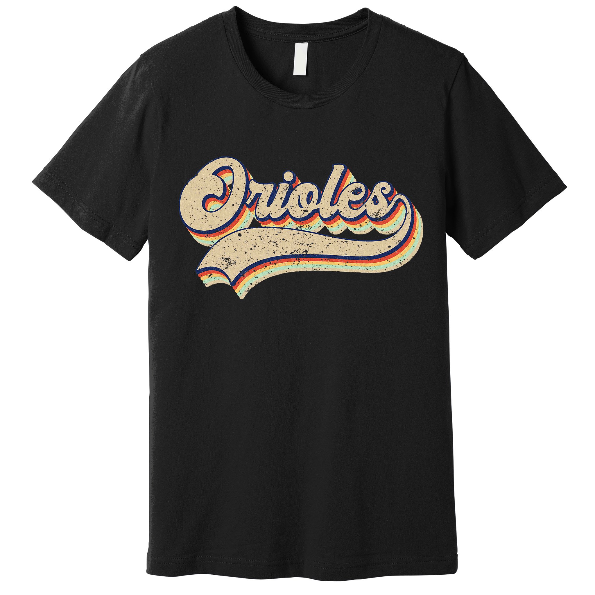 Orioles Name Vintage Retro Baseball Lovers Baseball Fans Premium T-Shirt