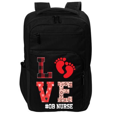 Ob Nurse Valentines Day Delivery Labor Gift Impact Tech Backpack