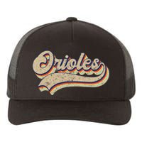 Orioles Name Vintage Retro Baseball Lovers Baseball Yupoong Adult 5-Panel Trucker Hat