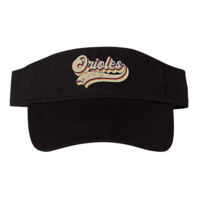 Orioles Name Vintage Retro Baseball Lovers Baseball Visor