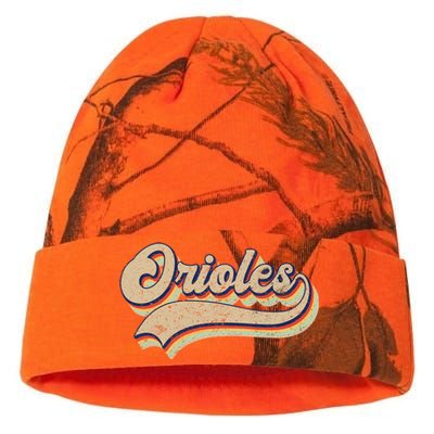 Orioles Name Vintage Retro Baseball Lovers Baseball Kati Licensed 12" Camo Beanie