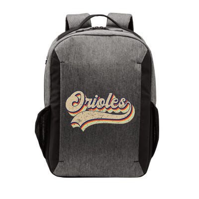 Orioles Name Vintage Retro Baseball Lovers Baseball Vector Backpack