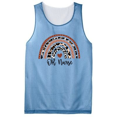 Or Nurse With Rainbow Operating Room Perioperative Nurse Gift Mesh Reversible Basketball Jersey Tank