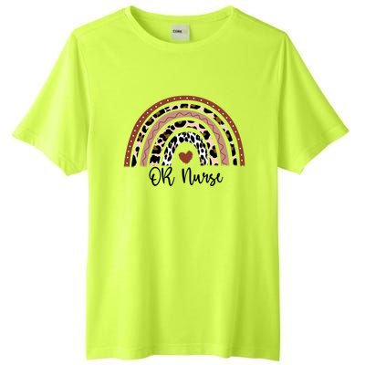 Or Nurse With Rainbow Operating Room Perioperative Nurse Gift Tall Fusion ChromaSoft Performance T-Shirt