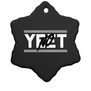 Original No Yeet Ceramic Star Ornament