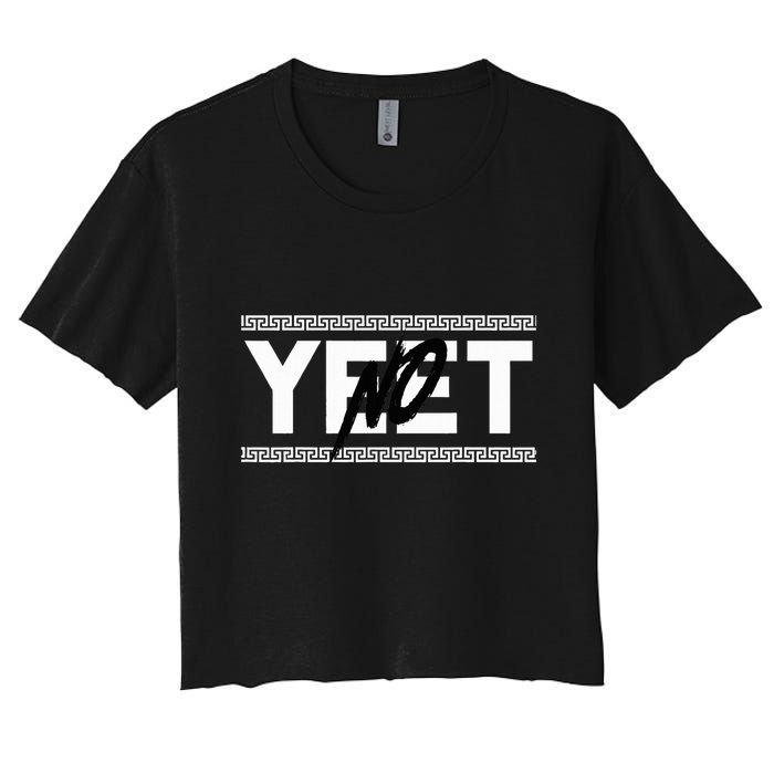 Original No Yeet Women's Crop Top Tee