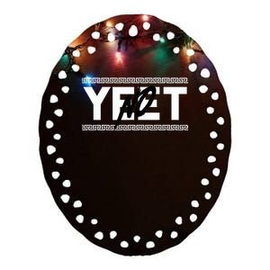 Original No Yeet Ceramic Oval Ornament