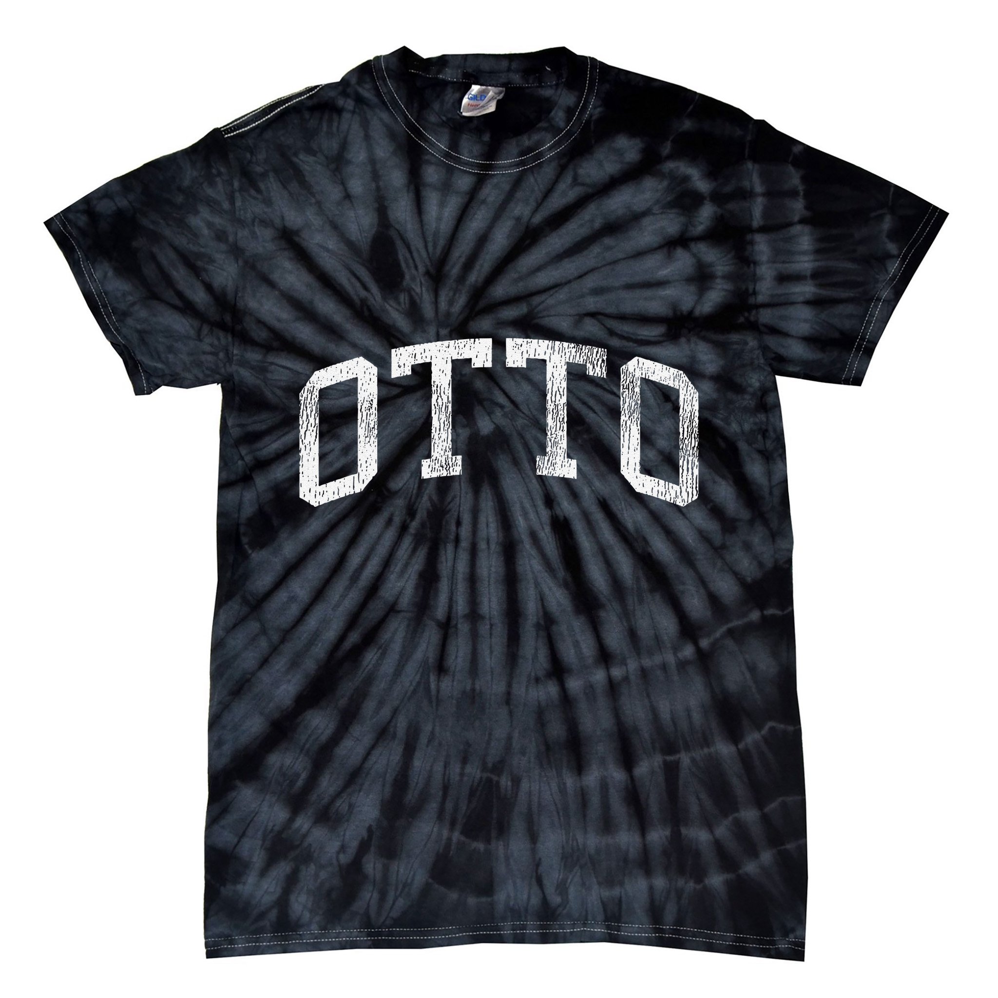Otto New York Ny Vintage Athletic Sports Tie-Dye T-Shirt