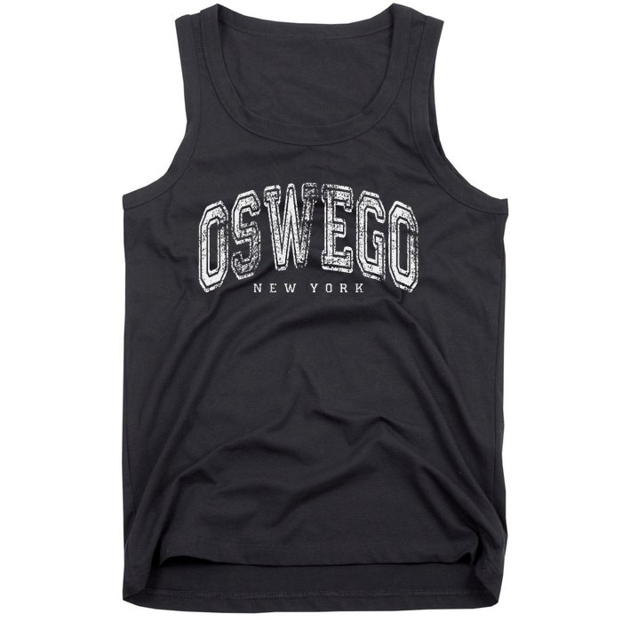 Oswego New York Vintage Retro Us City State Ny Travel Tank Top