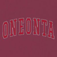 Oneonta New York Souvenir College Style Red Text 16oz Travel Tumbler