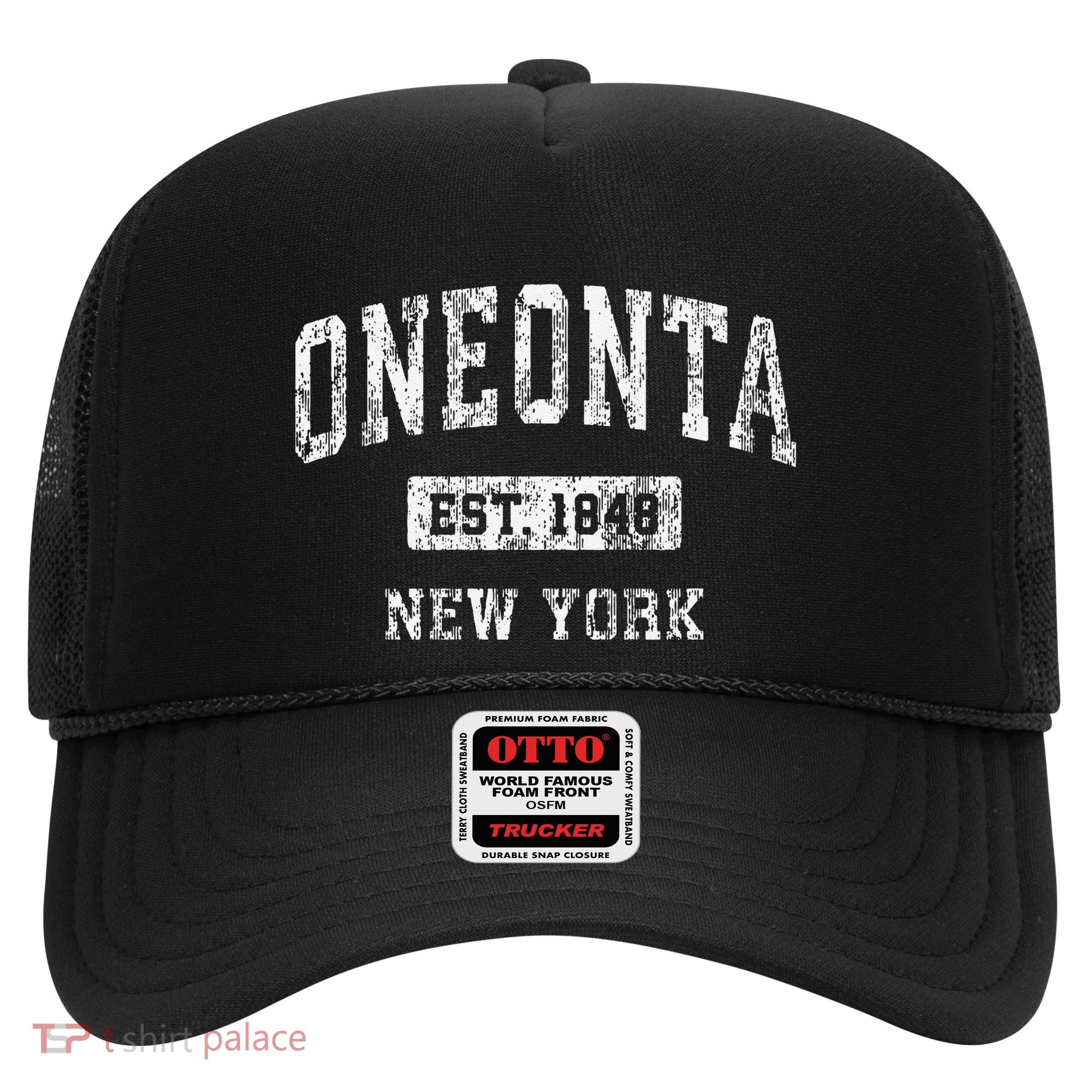 Oneonta New York Ny Vintage Established Trucker Hat