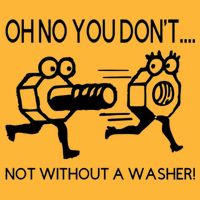 Oh No You Don't Not Without A Washer Funny Mechanic Pom Pom 12in Knit Beanie