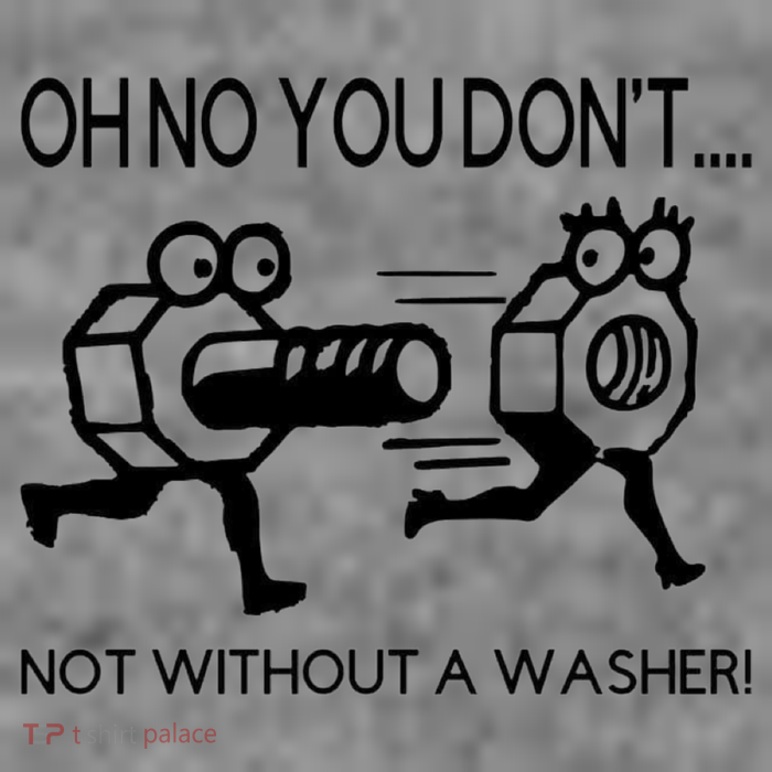 Oh No You Don't Not Without A Washer Funny Mechanic Hooded Wearable Blanket