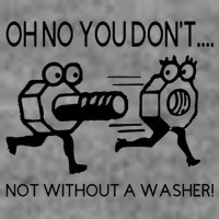 Oh No You Don't Not Without A Washer Funny Mechanic Toddler Sweatshirt