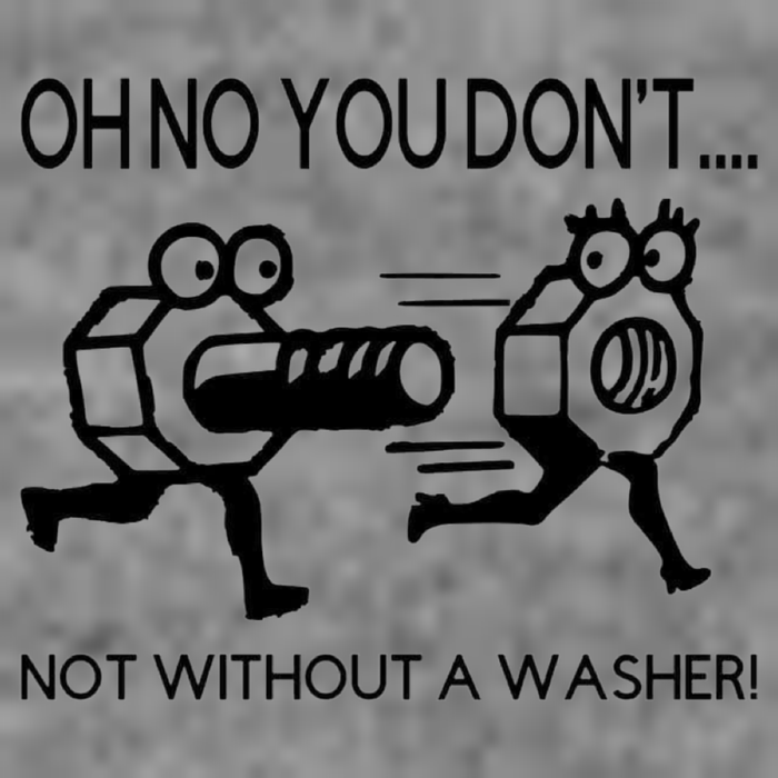 Oh No You Don't Not Without A Washer Funny Mechanic Toddler Sweatshirt