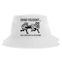 Oh No You Don't Not Without A Washer Funny Mechanic Sustainable Bucket Hat
