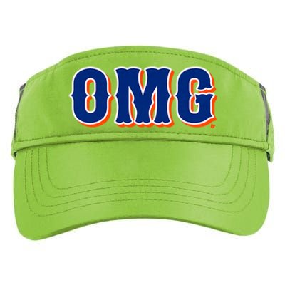 Omg New York Baseball Adult Drive Performance Visor