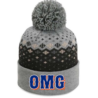 Omg New York Baseball The Baniff Cuffed Pom Beanie