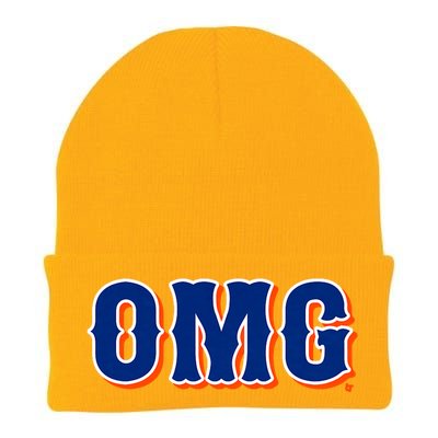 Omg New York Baseball Knit Cap Winter Beanie