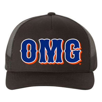 Omg New York Baseball Yupoong Adult 5-Panel Trucker Hat