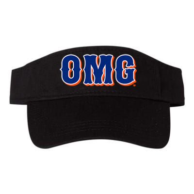 Omg New York Baseball Valucap Bio-Washed Visor