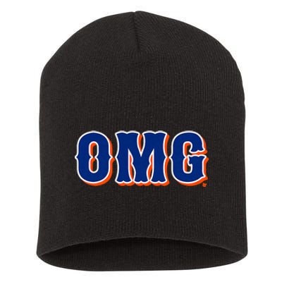 Omg New York Baseball Short Acrylic Beanie