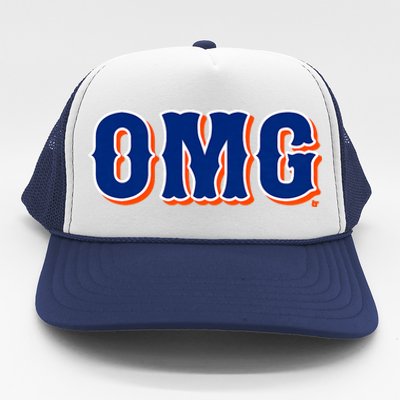 Omg New York Baseball Trucker Hat