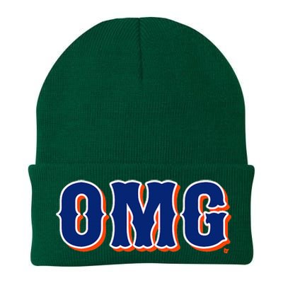 Omg New York Baseball Knit Cap Winter Beanie