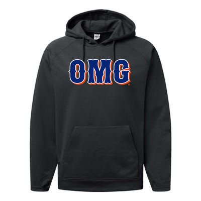 Omg New York Baseball Performance Fleece Hoodie