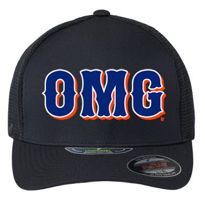 Omg New York Baseball Flexfit Unipanel Trucker Cap