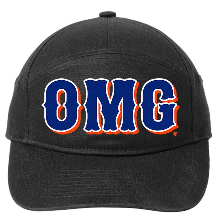 Omg New York Baseball 7-Panel Snapback Hat