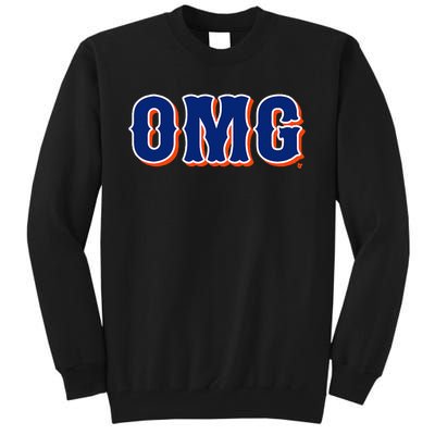 Omg New York Baseball Tall Sweatshirt