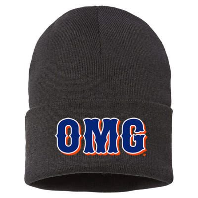 Omg New York Baseball Sustainable Knit Beanie