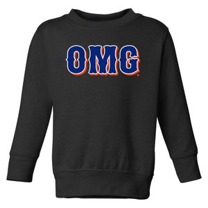 Omg New York Baseball Toddler Sweatshirt