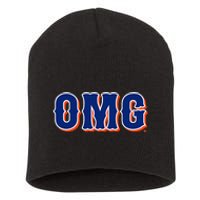 Omg New York Baseball Short Acrylic Beanie