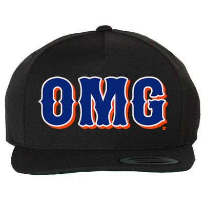 Omg New York Baseball Wool Snapback Cap