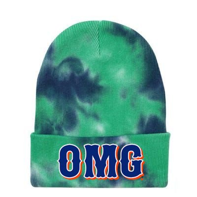 Omg New York Baseball Tie Dye 12in Knit Beanie