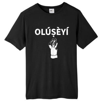 Oluseyi Nigeria Yoruba Name Tall Fusion ChromaSoft Performance T-Shirt