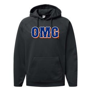 Omg New York Baseball Performance Fleece Hoodie